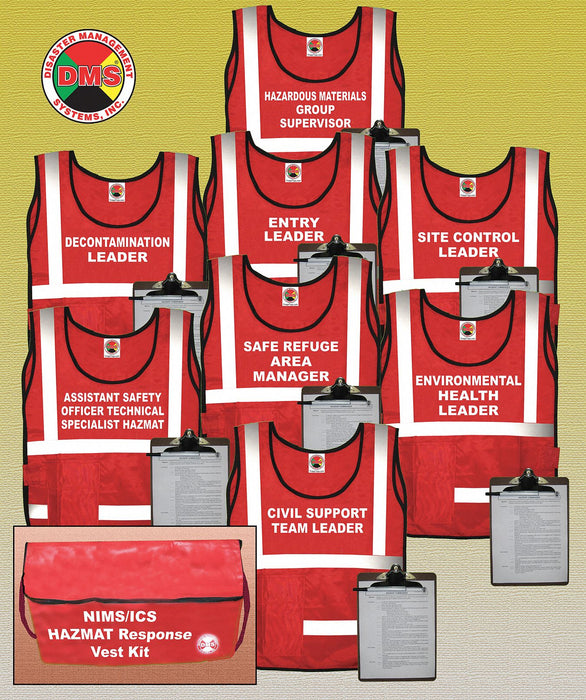 Safety Vest Red Hazmat Universal