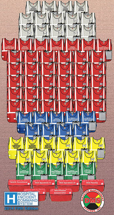 Safety Vest Assortd Legend Insert Univsl