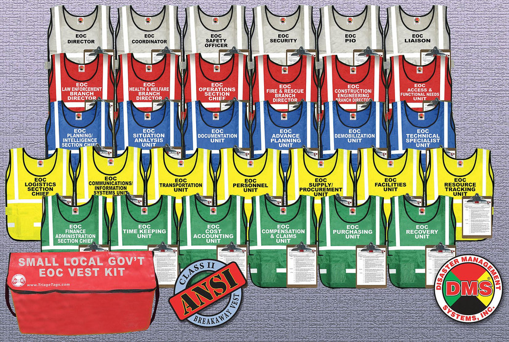 Safety Vest Assorted Emer Ops Universal