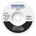 Flush Cut Wheel 3 7/8 in Dia Mounted