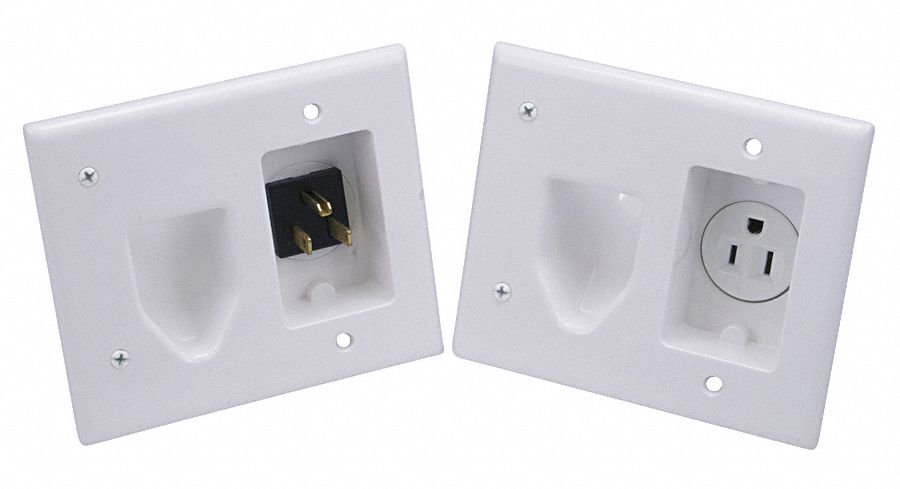 Recessed Pro Power Kit Wht