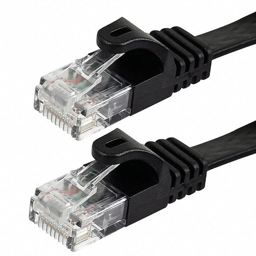 M3403 Patch Cord Cat 5e Flexboot Black 7.0 ft.