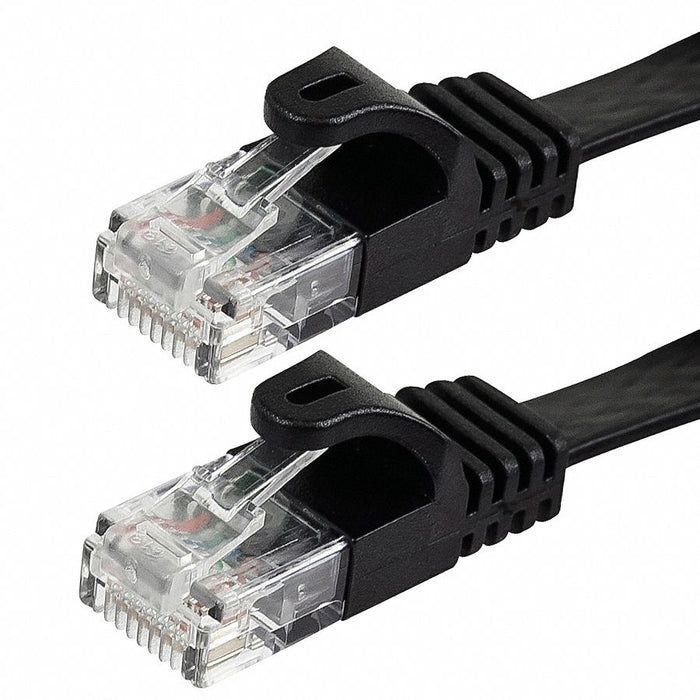 M3403 Patch Cord Cat 5e Flexboot Black 7.0 ft.
