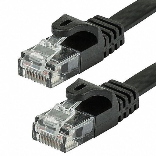 M3403 Patch Cord Cat 5e Flexboot Black 1.0 ft.