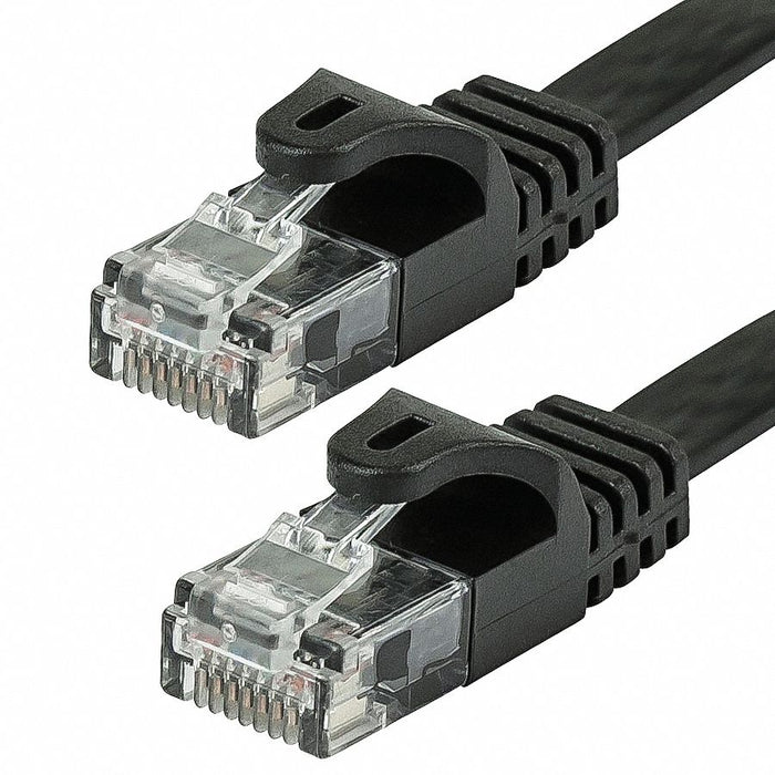 M3403 Patch Cord Cat 5e Flexboot Black 2.0 ft.