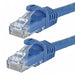 M3397 Patch Cord Cat 6 Flexboot Blue 2.0 ft.