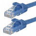 M3397 Patch Cord Cat 6 Flexboot Blue 3.0 ft.