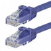 M3397 Patch Cord Cat 6 Flexboot Purple 3.0 ft.