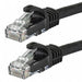 M3397 Patch Cord Cat 6 Flexboot Black 5.0 ft.