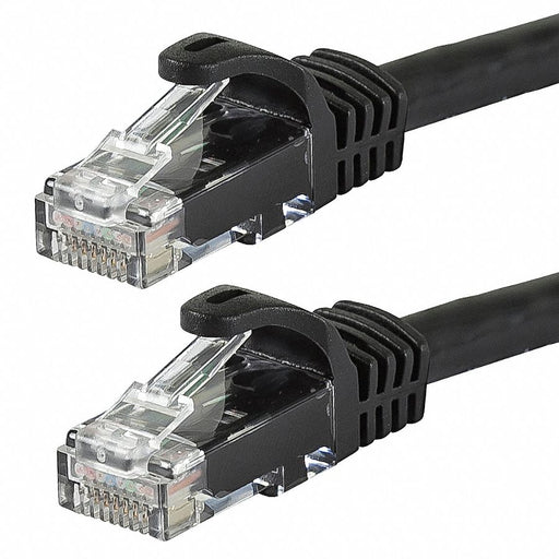 M3397 Patch Cord Cat 6 Flexboot Black 75 ft.