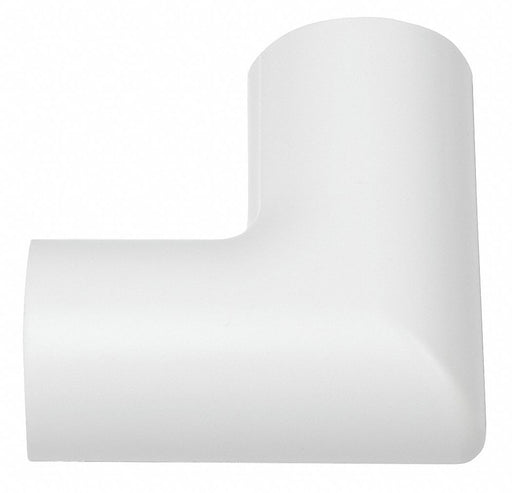90 Degree Flat Elbow White