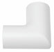90 Degree Flat Elbow White