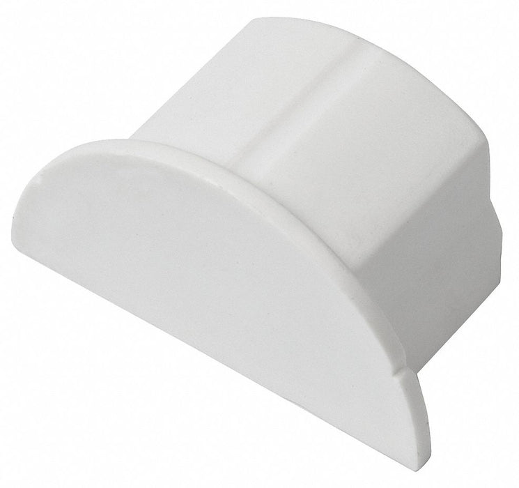 End Cap White PVC