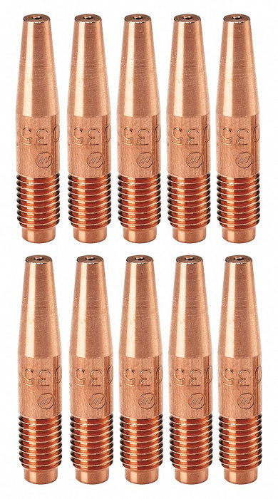 MILLER MIG Weld Tapered Contact Tip PK10