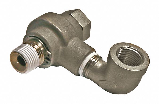 Swivel 90 Deg SS 3/8 in FNPT Inlet