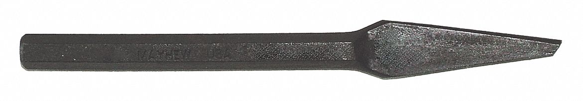 Chisel 1/8in. Tip 5-1/4in. L Half Round