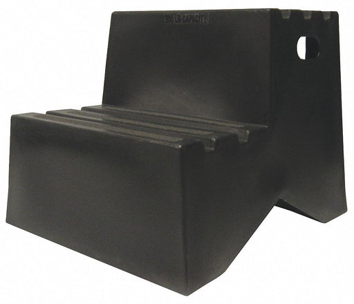 J4024 Step Stand 2 Steps Polyethylene Black