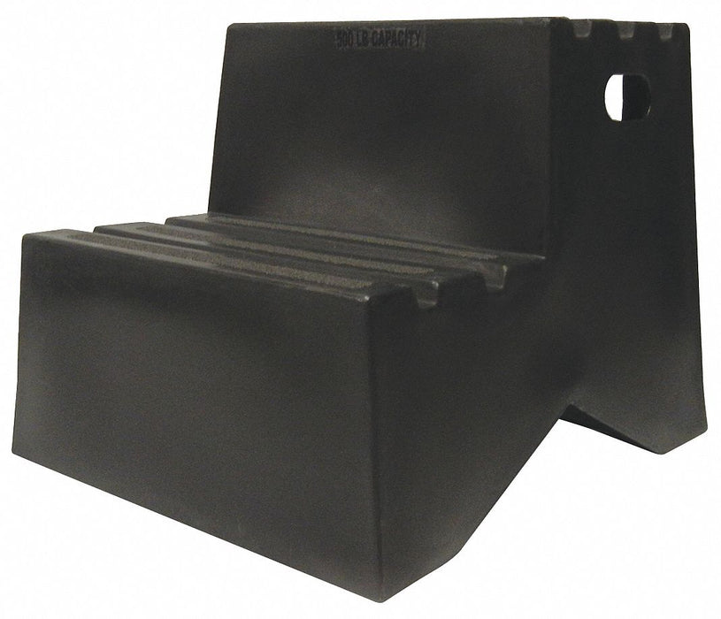 J4024 Step Stand 2 Steps Polyethylene Black