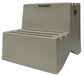 J4024 Step Stand 2 Steps Polyethylene Gray