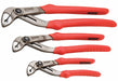 Lock Joint Pliers Set 3 pcs. Ergonomic