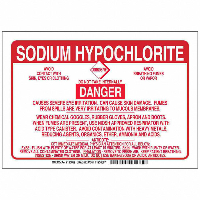 Sign 10 in H 14 in W Polystyrene