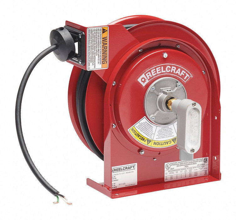 Extension Cord Reel Red 45 ft 12 AWG