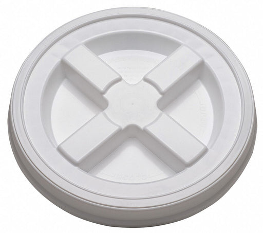 Pail Lid 12 in OD Plastic White