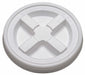 Pail Lid 12 in OD Plastic White