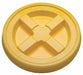 Pail Lid 12 in OD Plastic Yellow