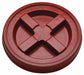Plastic Pail Lid Red HDPE