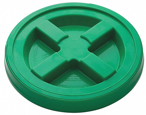 Plastic Pail Lid Green HDPE