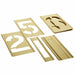 Stencil Set Number Set Brass 15 pcs