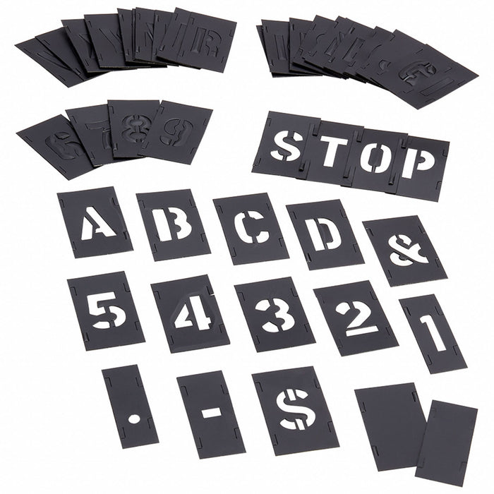 StencilSet CombinationSet PVC 46pcs