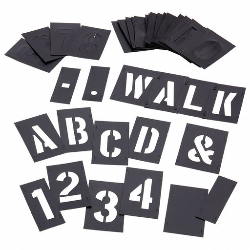Stencil Set 2IN 46 Pieces Interlocking
