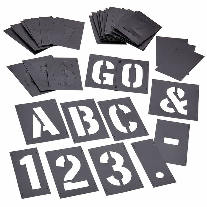 StencilSet CombinationSet PVC 46pcs