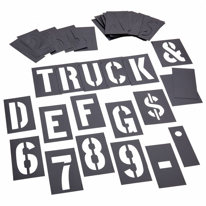 StencilSet CombinationSet PVC 46pcs