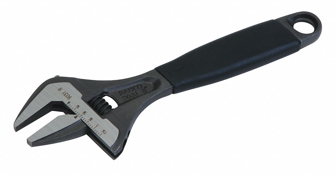 Adjustable Wrench Wide Mouth Thin Jaw 8 