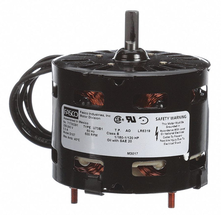 HVAC Motor 1/160 hp 1/120 hp