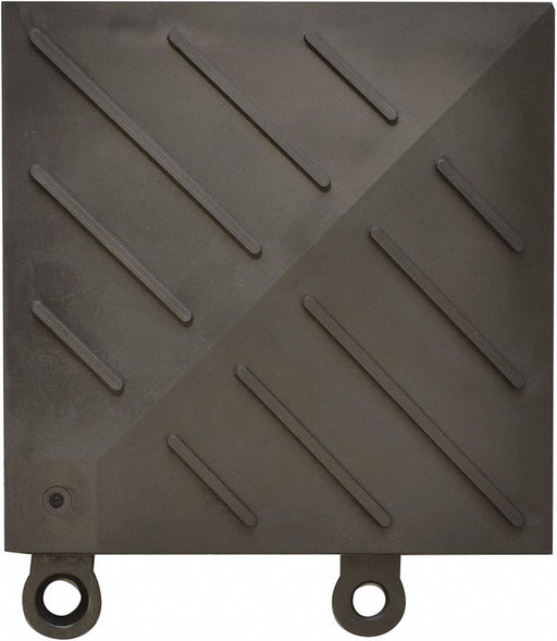 Mat Corner Black 6 in x 6 in PK4