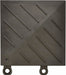 Mat Corner Black 6 in x 6 in PK4