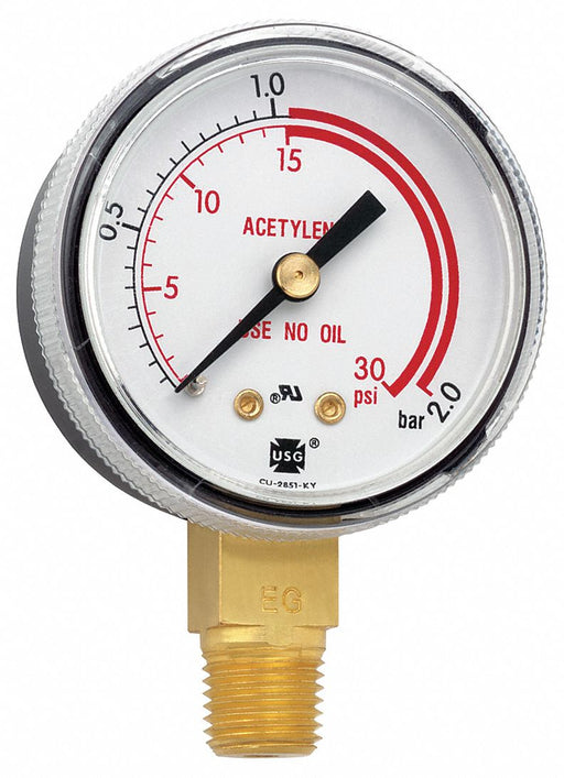 K4563 Pressure Gauge 0 to 150 psi 0 to 10 Bar