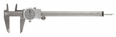 N1166 Dial Caliper Range 0 to 8In Jaw 1.9In