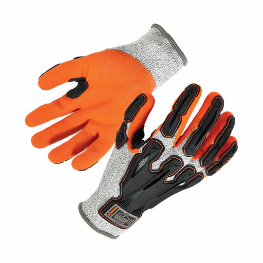 Impact Gloves Level 5 Gray/Orange 2XL PR