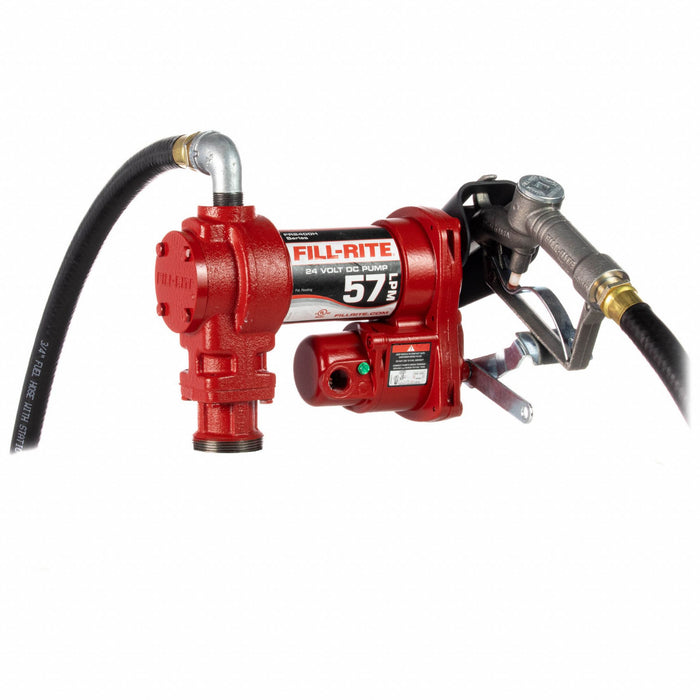 Fuel Transfer Pump 15 gpm 12 ft Hose