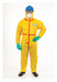 Hooded Coverall Open Yellow 3XL PK6