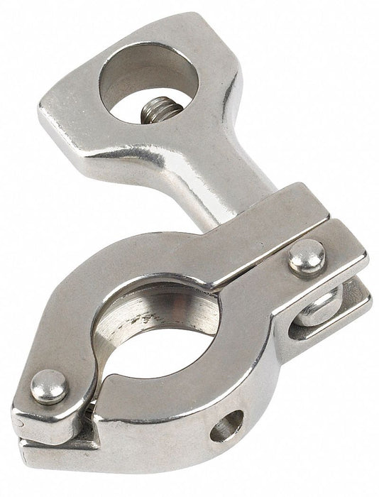 Clamp SS Threaded 1/2 in 3/4 in