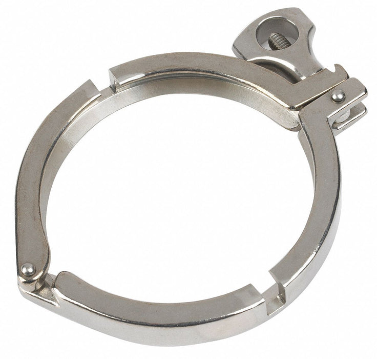 Clamp Stainless Steel Threaded 4 in