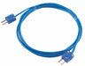 EXT Lead T PVC 36 in Mini Blue