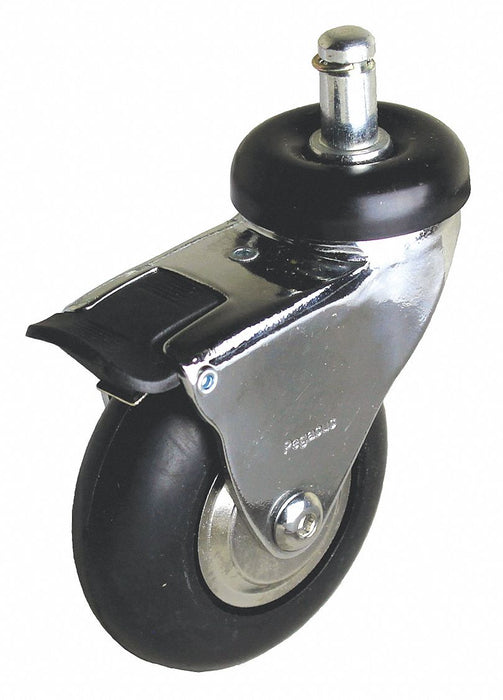 Stem Caster 2 dia Rubber 125lb