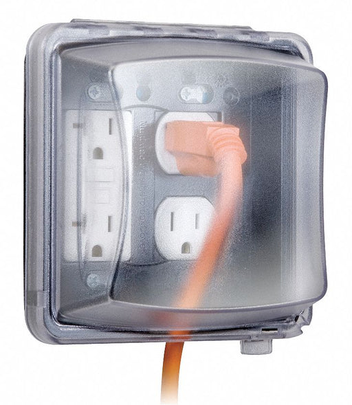 While In Use Weatherproof Cover Clear